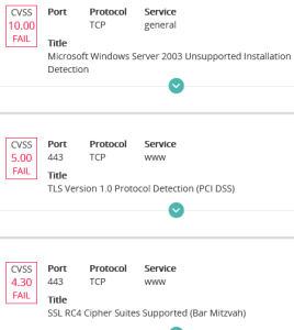 Security Metrics PCI compliance Site Certification Failed