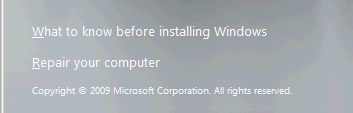 Repair your computer
