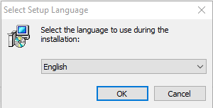 Malwarebytes language selection
