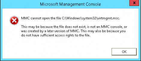 mmc cannot open catalog compmgmt.msc vista
