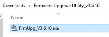 This image shows the Draytek Upgrade firmware utility