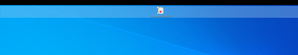 Icons group into a shortcut type icon at the top of the screen